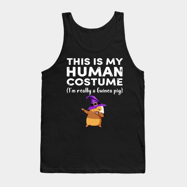 This My Human Costume I’m Really Guinea Pig Halloween (45) Tank Top by Berniesx